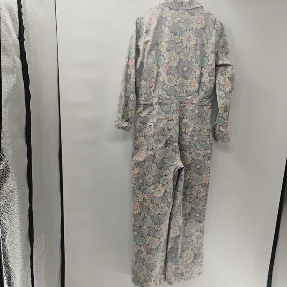 LEE Vintage Modern S Floral Union utility suit Coveralls Jumpsuit Overalls boho - Picture 4 of 15
